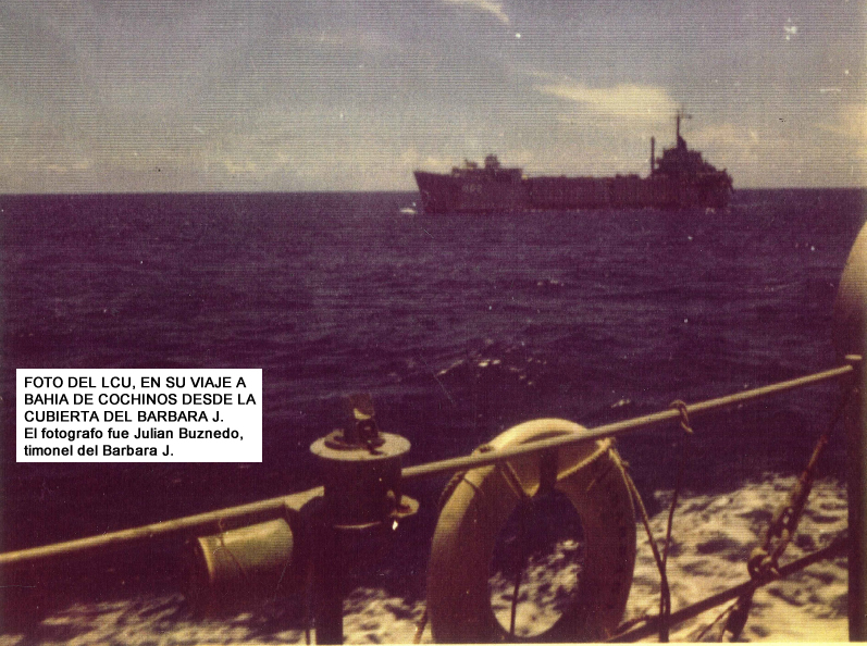 Foto del LCU desded el Barbara J